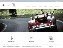 Tablet Screenshot of gustoemozioni.it